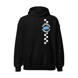 "80's Racer Crest" Adult/Unisex - (Black)