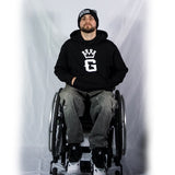 "Crowned G" Premium Heavyweight Hoodie: Adult/Unisex - (Black)