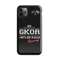 GKOR Motor Sport: "Racing Team" Tough Case for iPhone® (Blk/Multi)