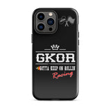 GKOR Motor Sport: "Racing Team" Tough Case for iPhone® (Blk/Multi)