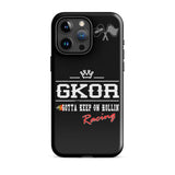 GKOR Motor Sport: "Racing Team" Tough Case for iPhone® (Blk/Multi)