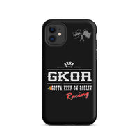 GKOR Motor Sport: "Racing Team" Tough Case for iPhone® (Blk/Multi)