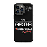 GKOR Motor Sport: "Racing Team" Tough Case for iPhone® (Blk/Multi)