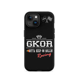 GKOR Motor Sport: "Racing Team" Tough Case for iPhone® (Blk/Multi)