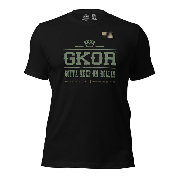 GKOR Brand: "SALUTE" Premium Adult T-shirt (Made in USA)