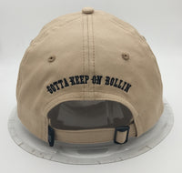 GKOR Brand: "Royalty" Dad Hat (Sand/Blk)