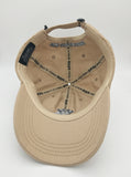 GKOR Brand: "Royalty" Premium Dad Hat (Sand/Blk)